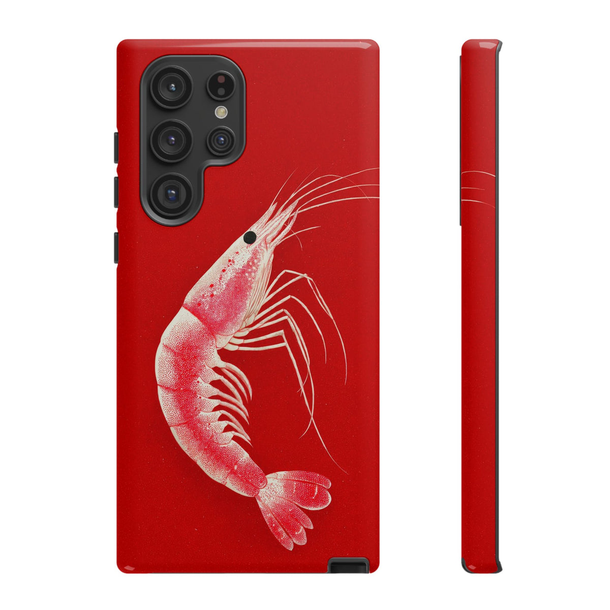 The Shrimp - Etching Style Series Graphic Tough Phone Cases