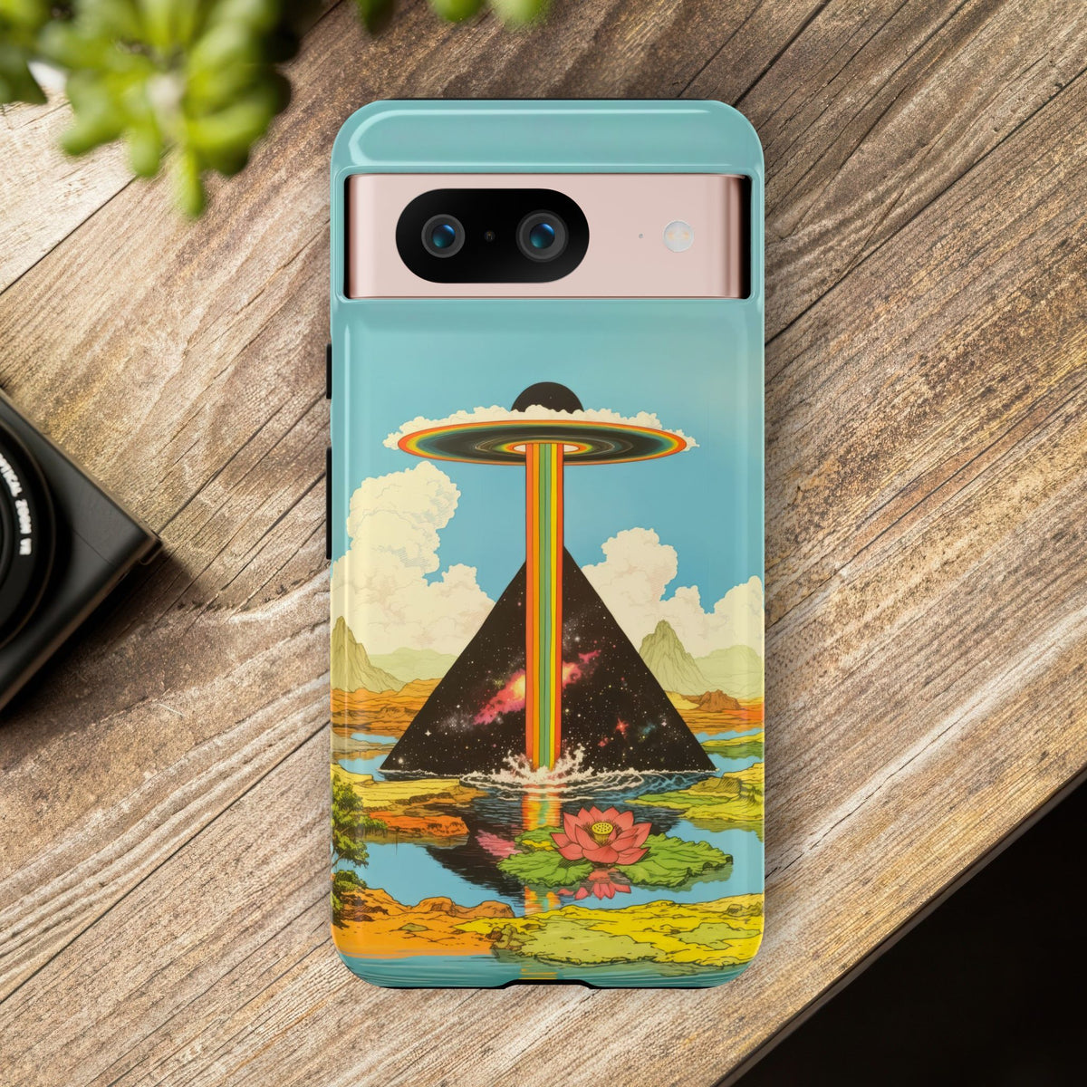 Vintage Alien UFO Graphic Tough Phone Cases