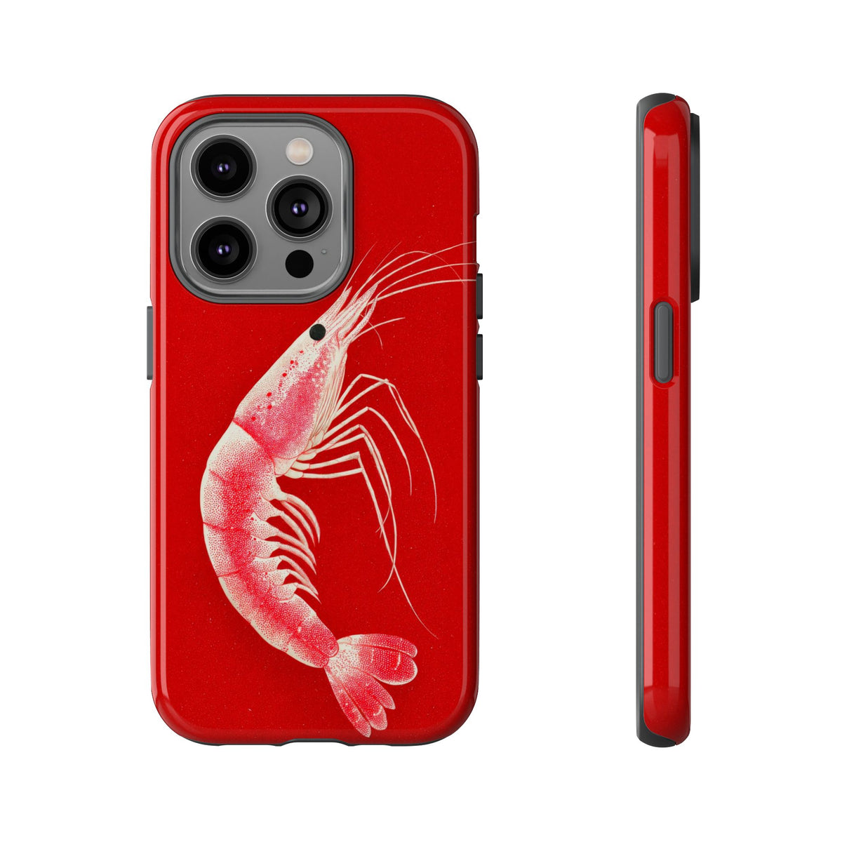The Shrimp - Etching Style Series Graphic Tough Phone Cases