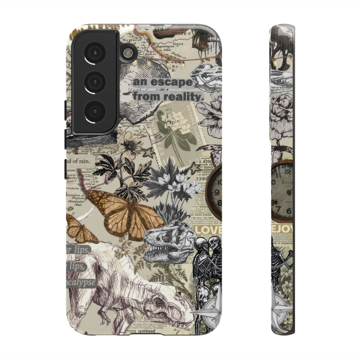 Aesthetic Dinosaur Case - Vintage Jurassic World Graphic Tough Phone Cases