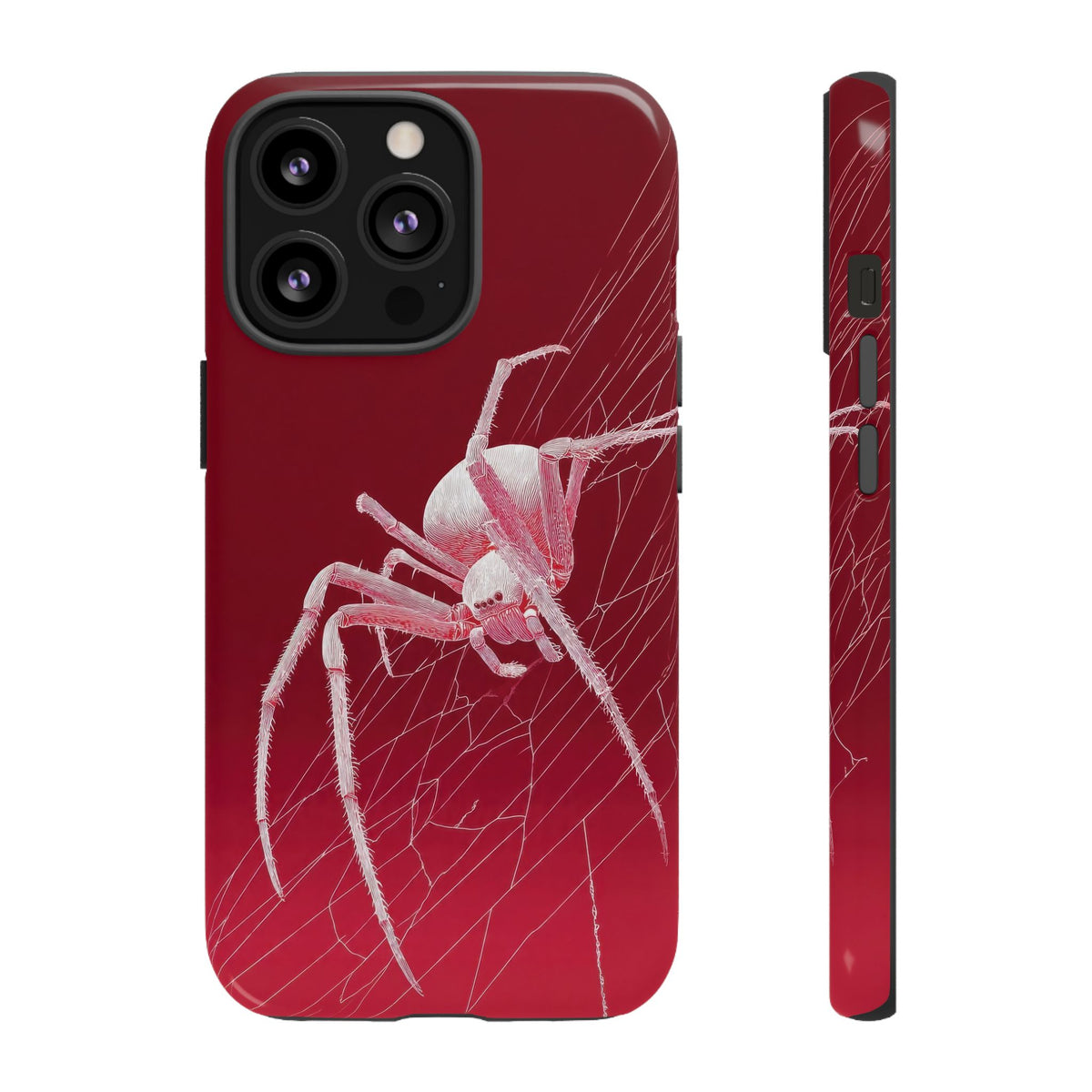 The Spider - Etching Style Series Graphic Tough Phone Cases