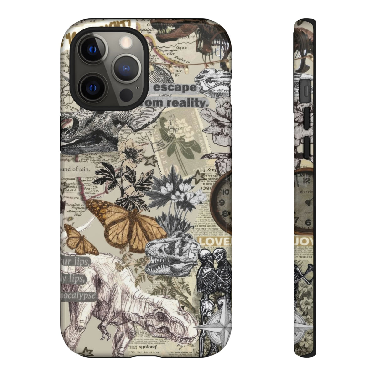 Aesthetic Dinosaur Case - Vintage Jurassic World Graphic Tough Phone Cases