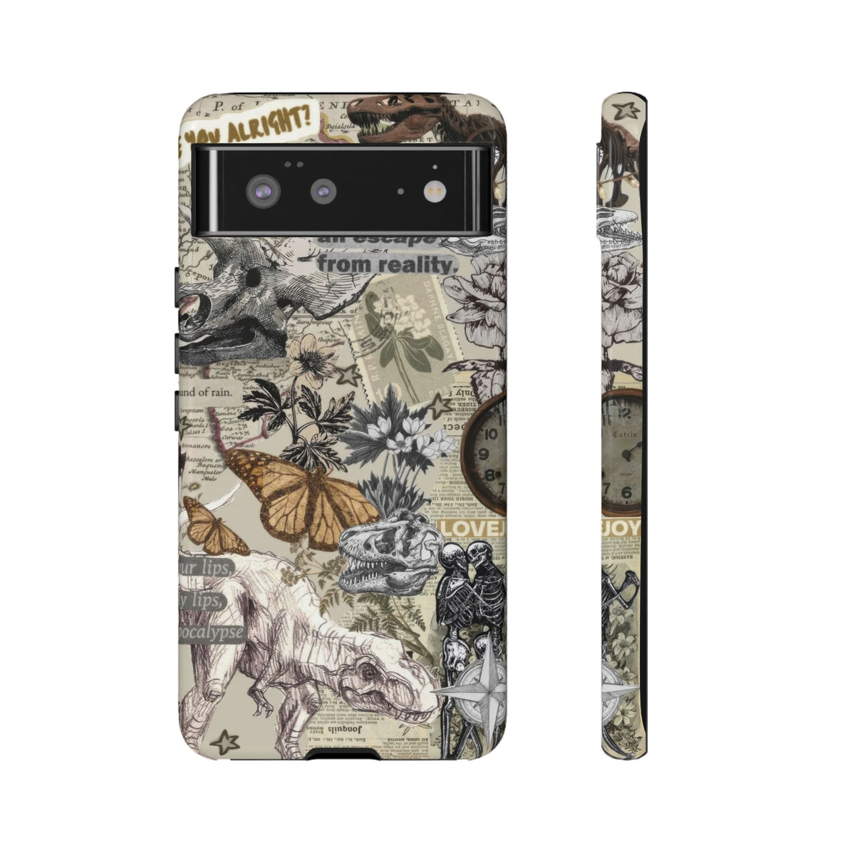 Aesthetic Dinosaur Case - Vintage Jurassic World Graphic Tough Phone Cases
