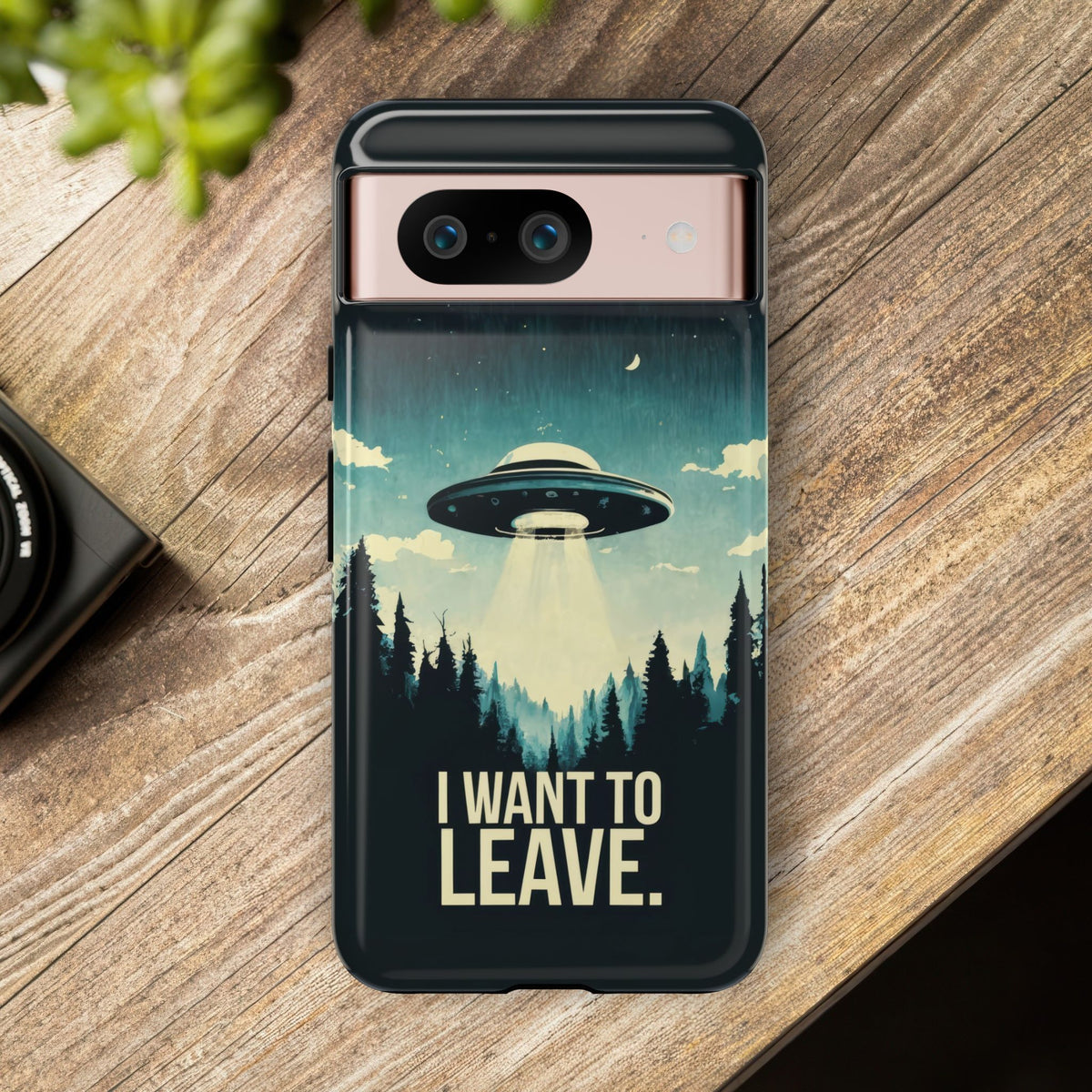 Vintage Alien UFO Graphic Tough Phone Cases
