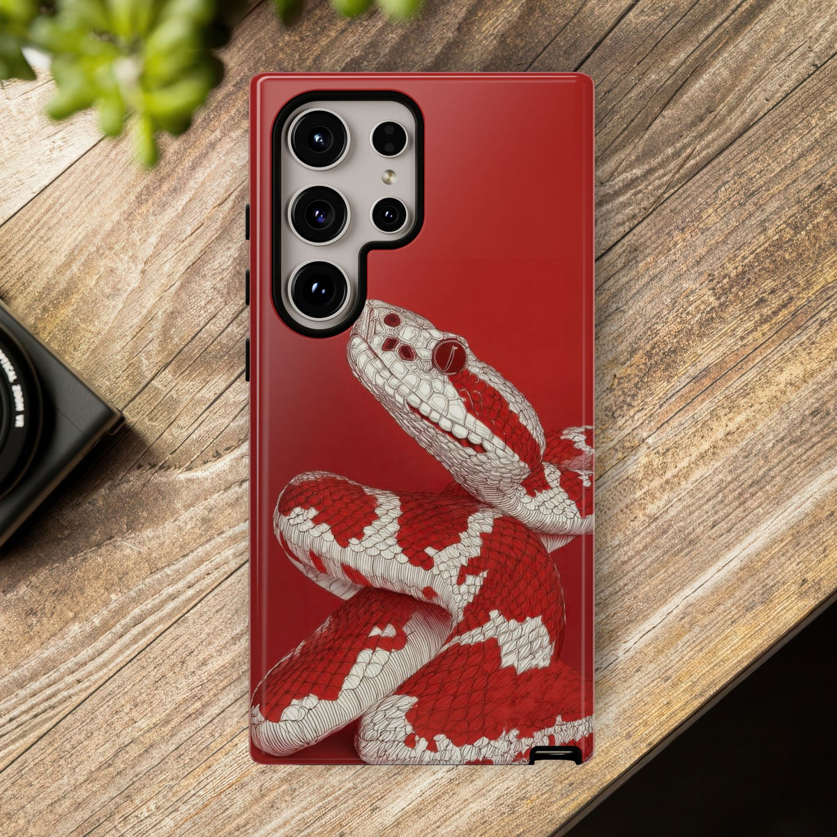 The Snake - Etching Style Series Graphic Tough Phone Cases
