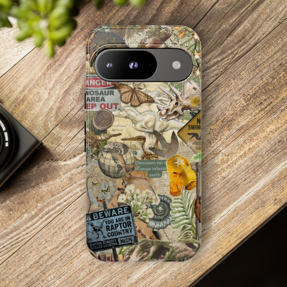 Aesthetic Dinosaur Case - Vintage Jurassic World Graphic Tough Phone Cases