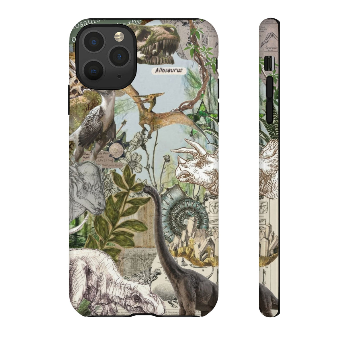 Aesthetic Dinosaur Case - Vintage Jurassic World Graphic Tough Phone Cases