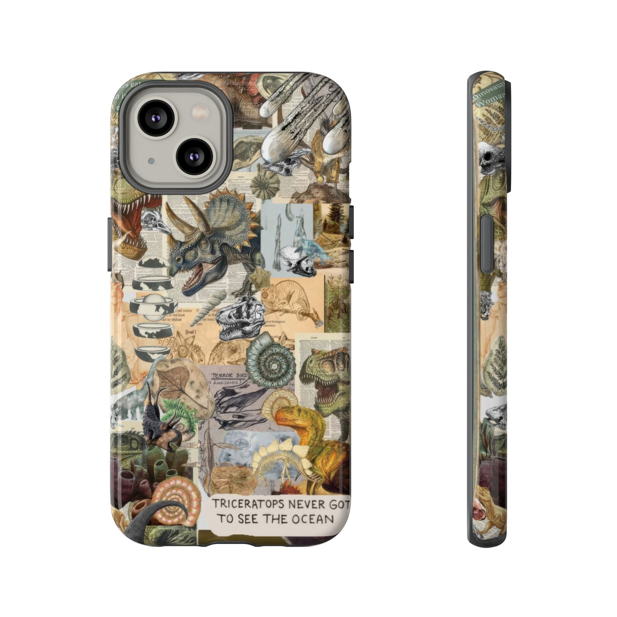 Aesthetic Dinosaur Case - Vintage Jurassic World Graphic Tough Phone Cases