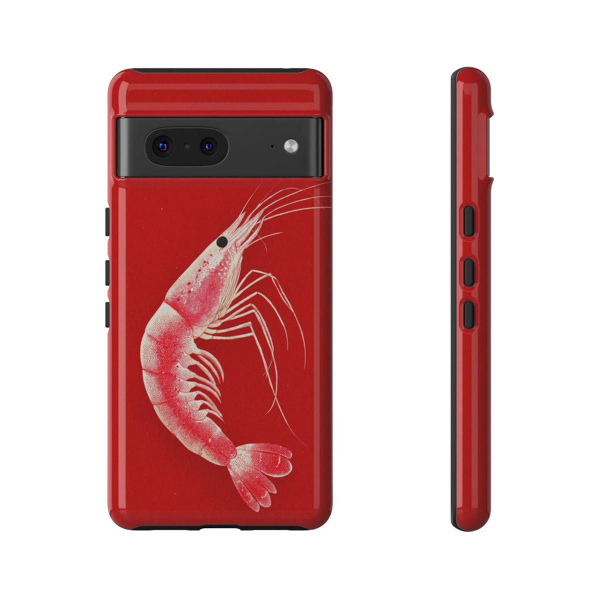 The Shrimp - Etching Style Series Graphic Tough Phone Cases