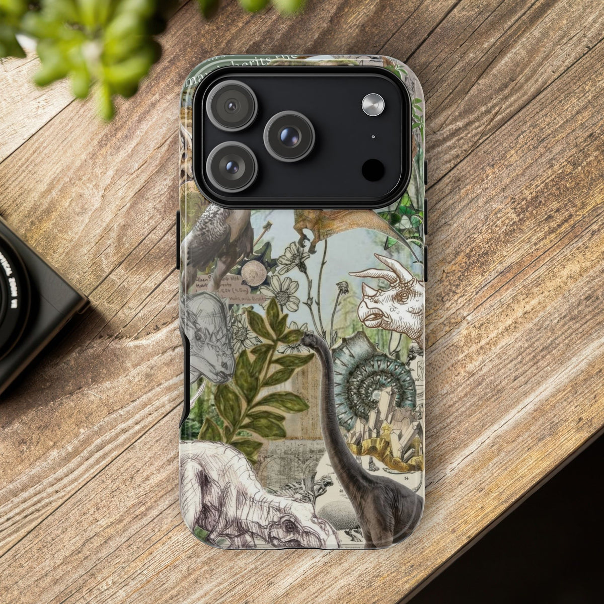 Aesthetic Dinosaur Case - Vintage Jurassic World Graphic Tough Phone Cases