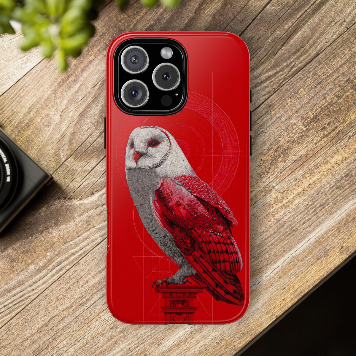 The Owl - Etching Style Series Graphic Tough Phone Cases