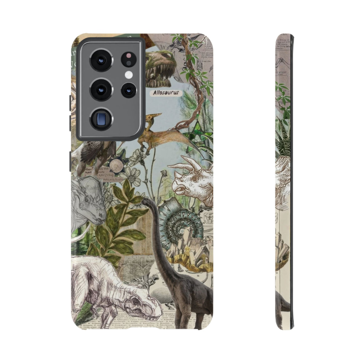 Aesthetic Dinosaur Case - Vintage Jurassic World Graphic Tough Phone Cases