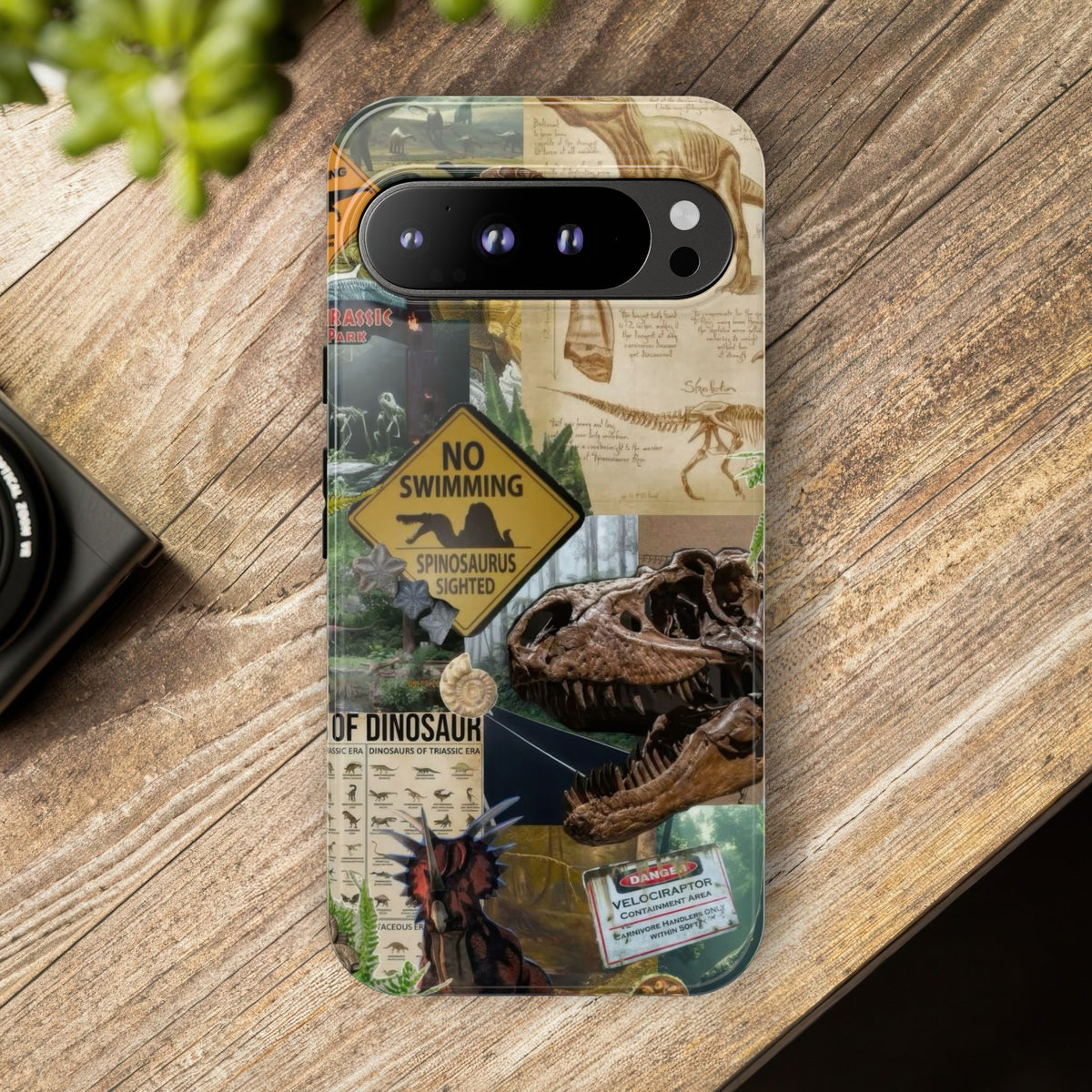 Aesthetic Dinosaur Case - Vintage Jurassic World Graphic Tough Phone Cases