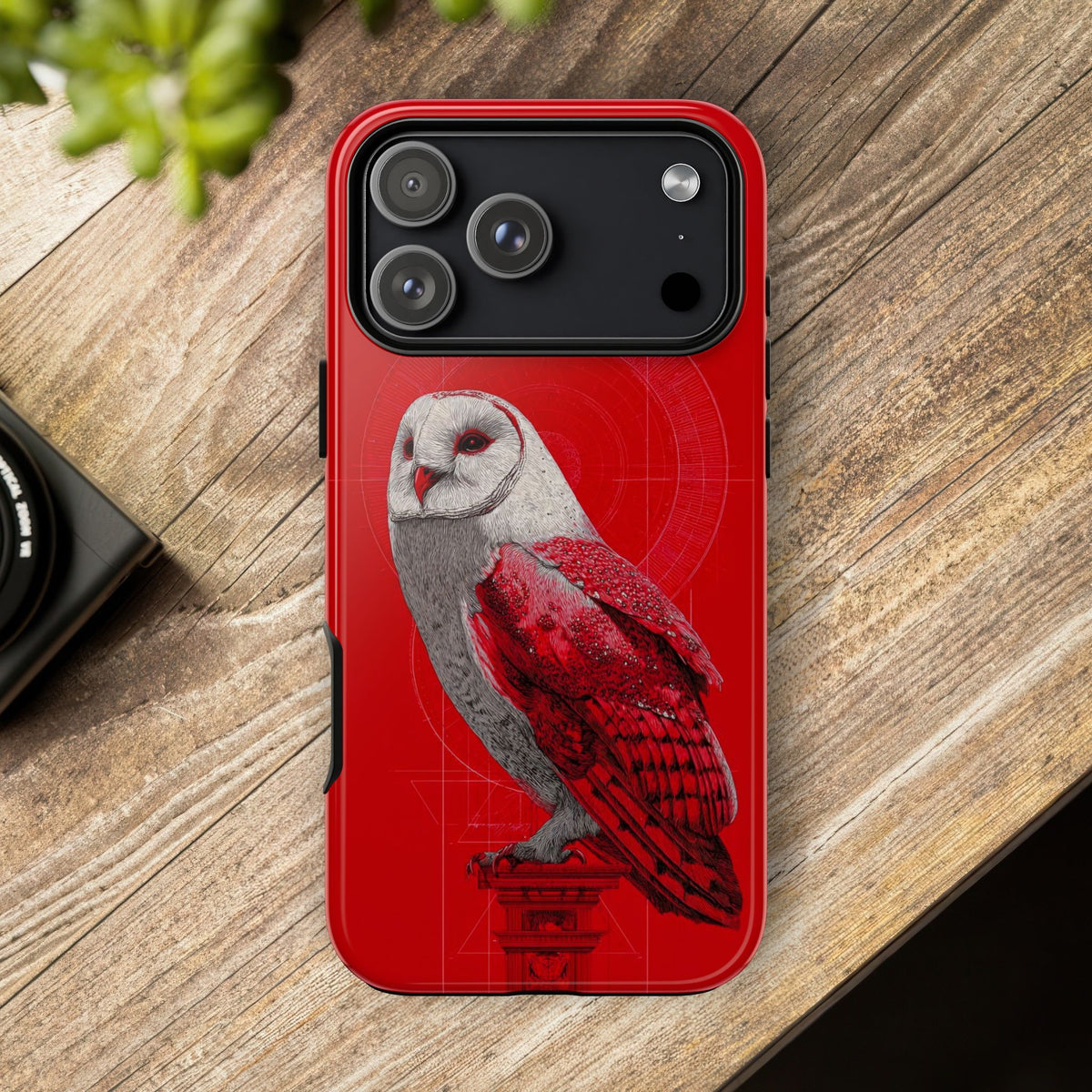 The Owl - Etching Style Series Graphic Tough Phone Cases
