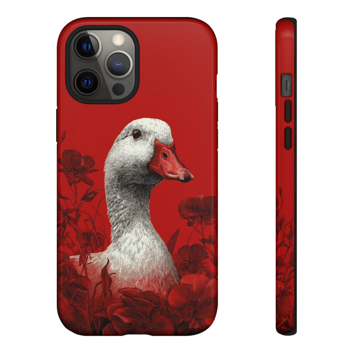 The Goose - Etching Style Series Graphic Tough Phone Cases