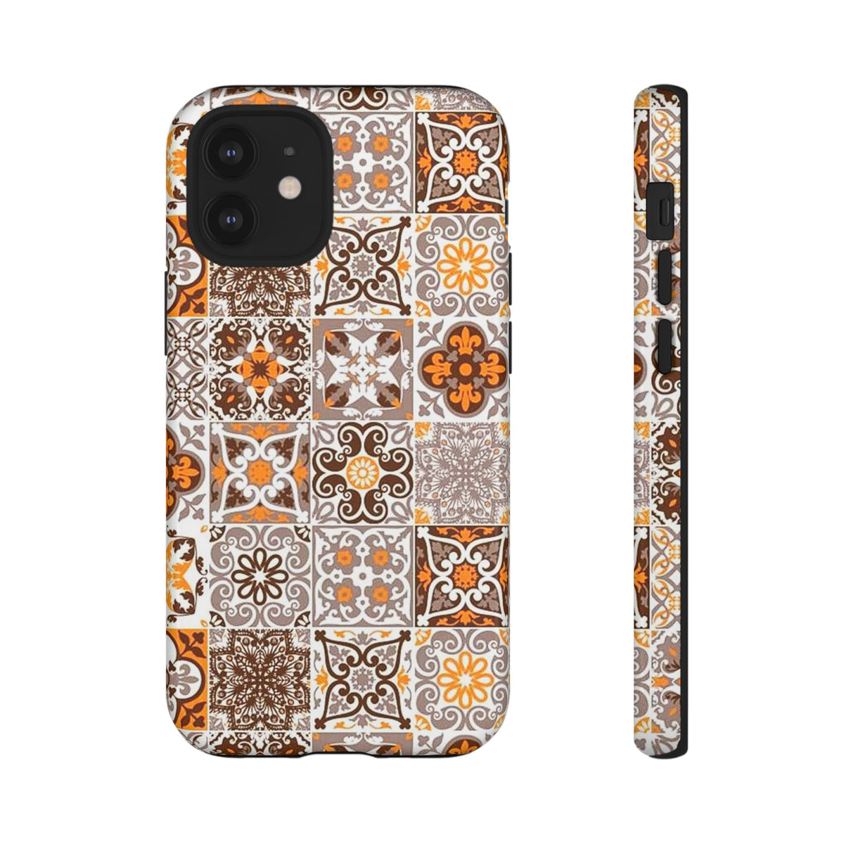 Vintage Mosaic Tile Graphic Tough Phone Cases