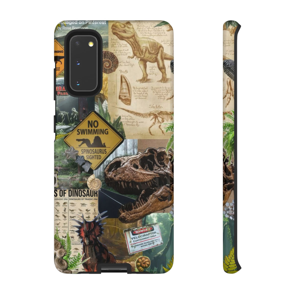 Aesthetic Dinosaur Case - Vintage Jurassic World Graphic Tough Phone Cases