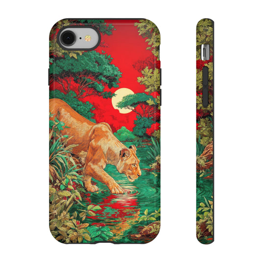 The Lion - Wild Life Series Graphic Tough Phone Cases
