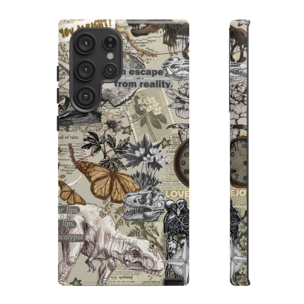 Aesthetic Dinosaur Case - Vintage Jurassic World Graphic Tough Phone Cases