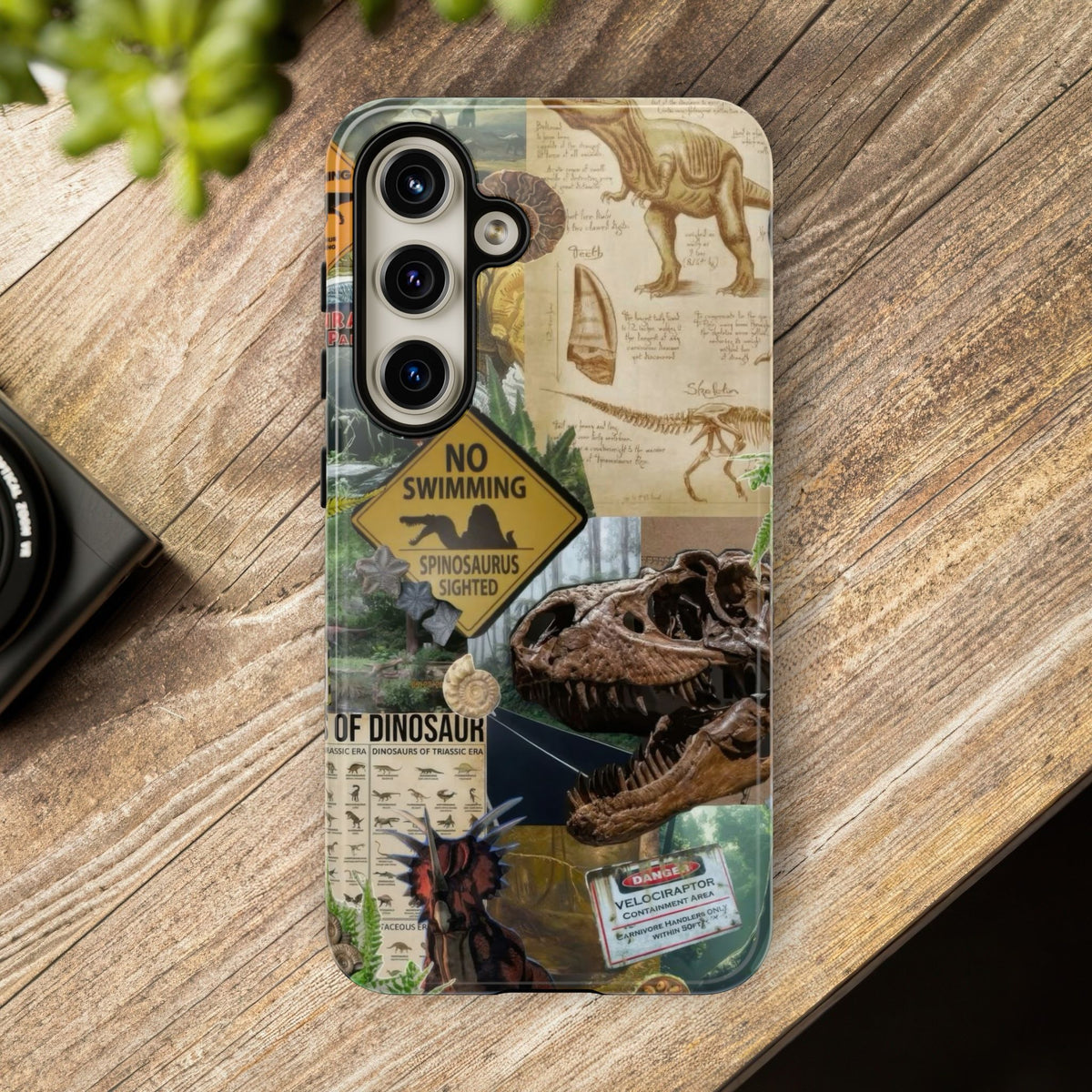 Aesthetic Dinosaur Case - Vintage Jurassic World Graphic Tough Phone Cases