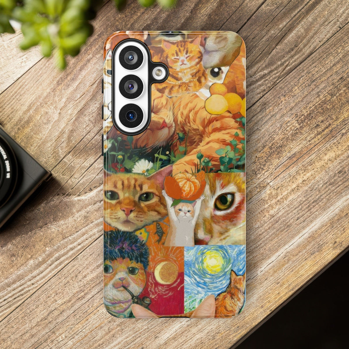 Aesthetic Cats Case - Vintage Kitty Graphic Tough Phone Cases