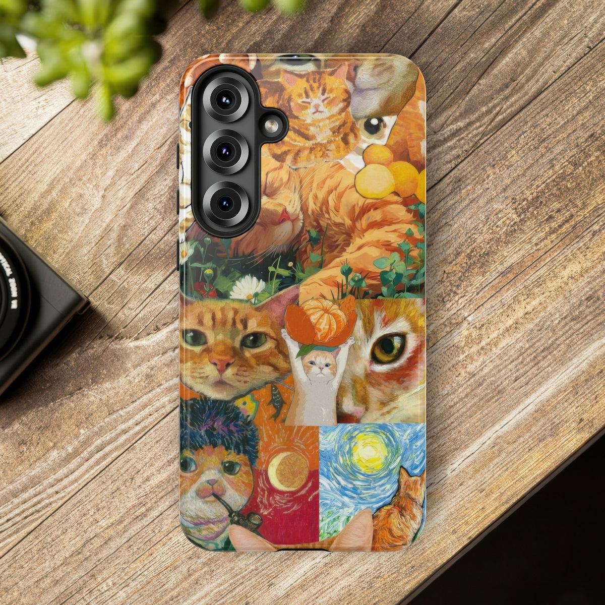Aesthetic Cats Case - Vintage Kitty Graphic Tough Phone Cases