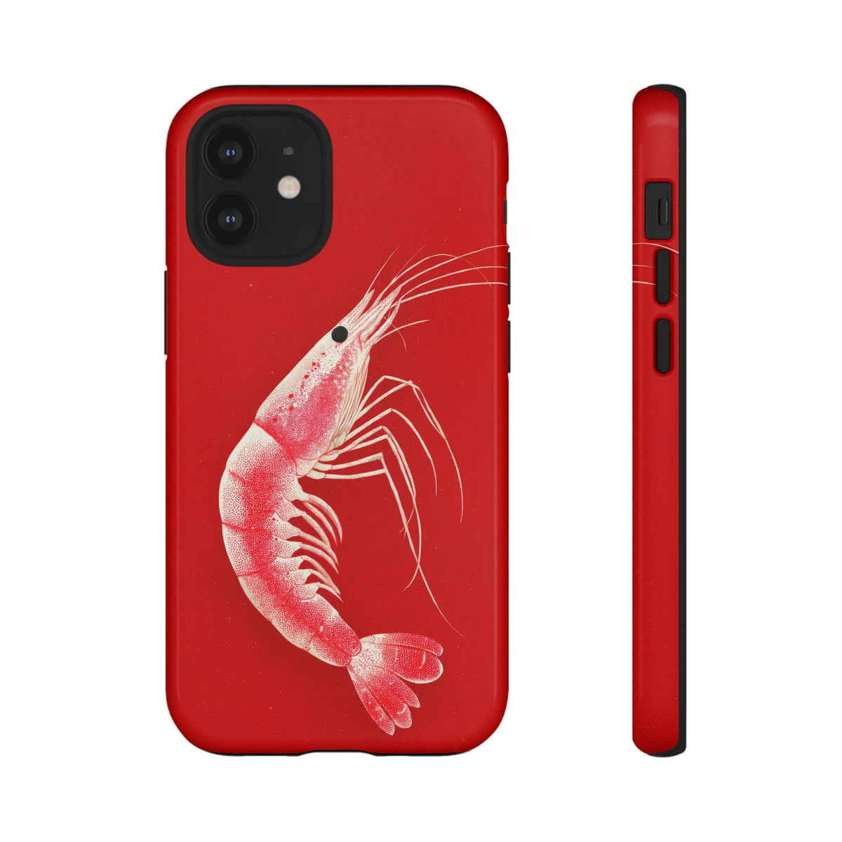 The Shrimp - Etching Style Series Graphic Tough Phone Cases
