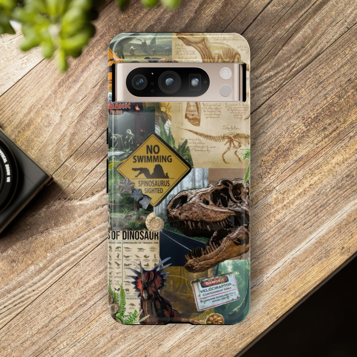 Aesthetic Dinosaur Case - Vintage Jurassic World Graphic Tough Phone Cases