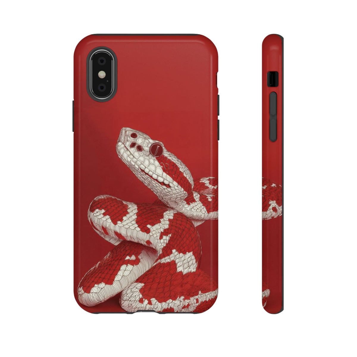 The Snake - Etching Style Series Graphic Tough Phone Cases