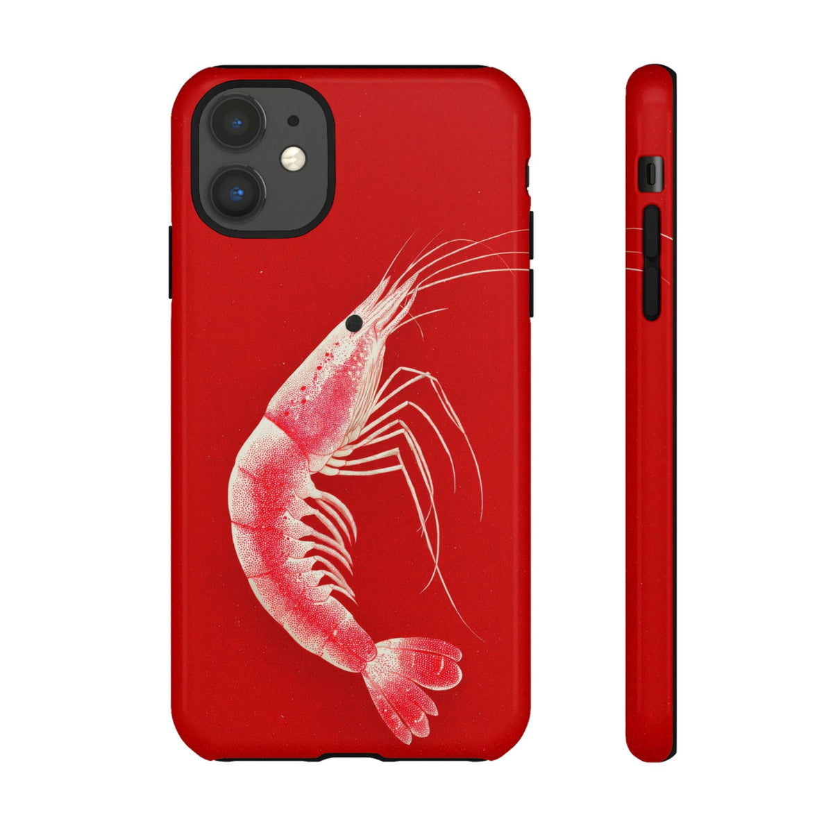 The Shrimp - Etching Style Series Graphic Tough Phone Cases