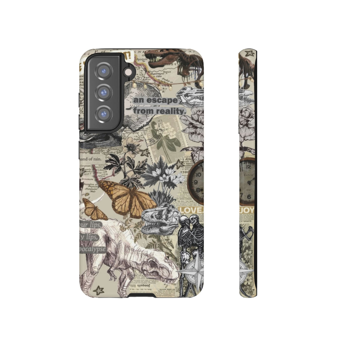 Aesthetic Dinosaur Case - Vintage Jurassic World Graphic Tough Phone Cases