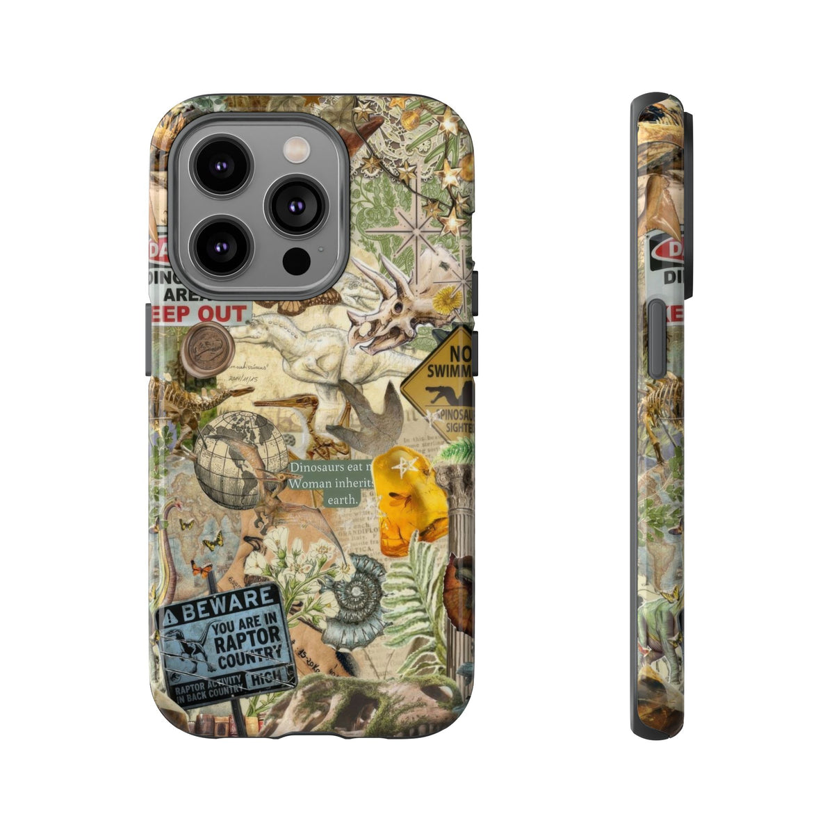 Aesthetic Dinosaur Case - Vintage Jurassic World Graphic Tough Phone Cases
