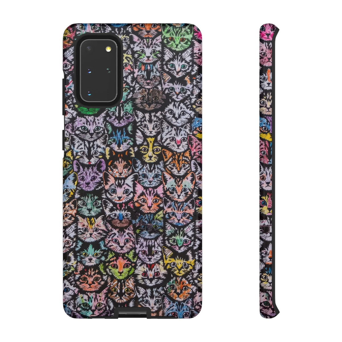 Aesthetic Cats Case - Vintage Kitty Graphic Tough Phone Cases