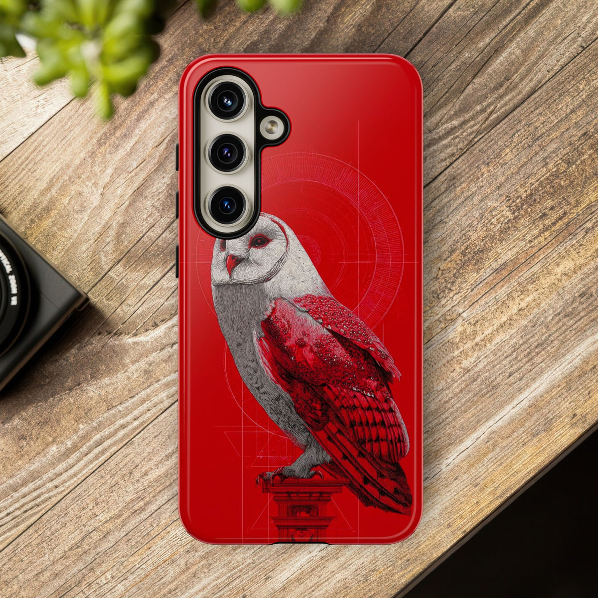 The Owl - Etching Style Series Graphic Tough Phone Cases