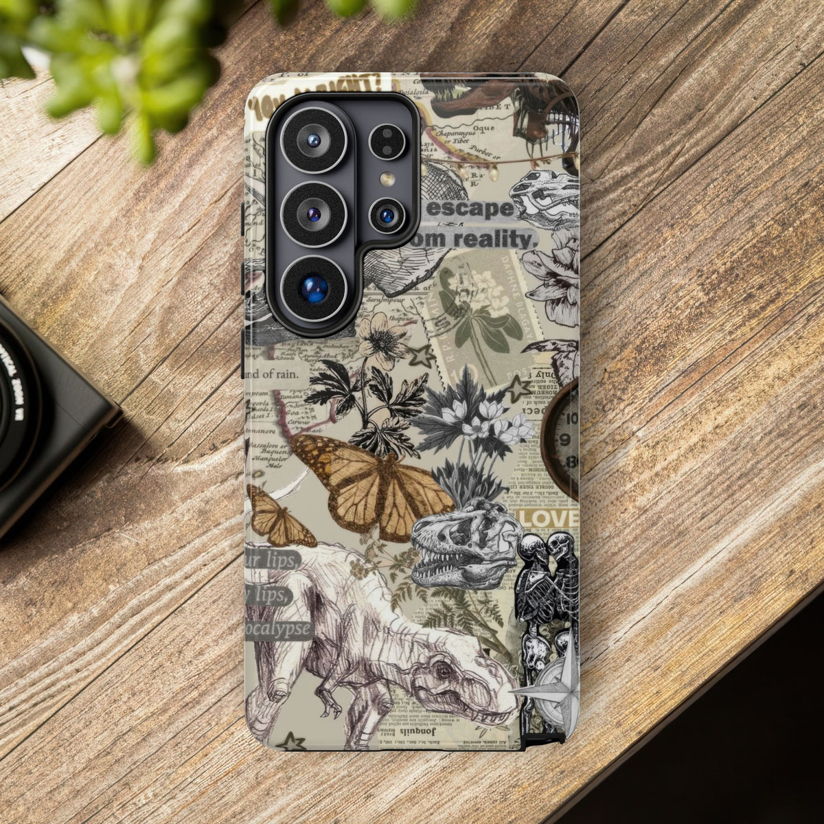 Aesthetic Dinosaur Case - Vintage Jurassic World Graphic Tough Phone Cases