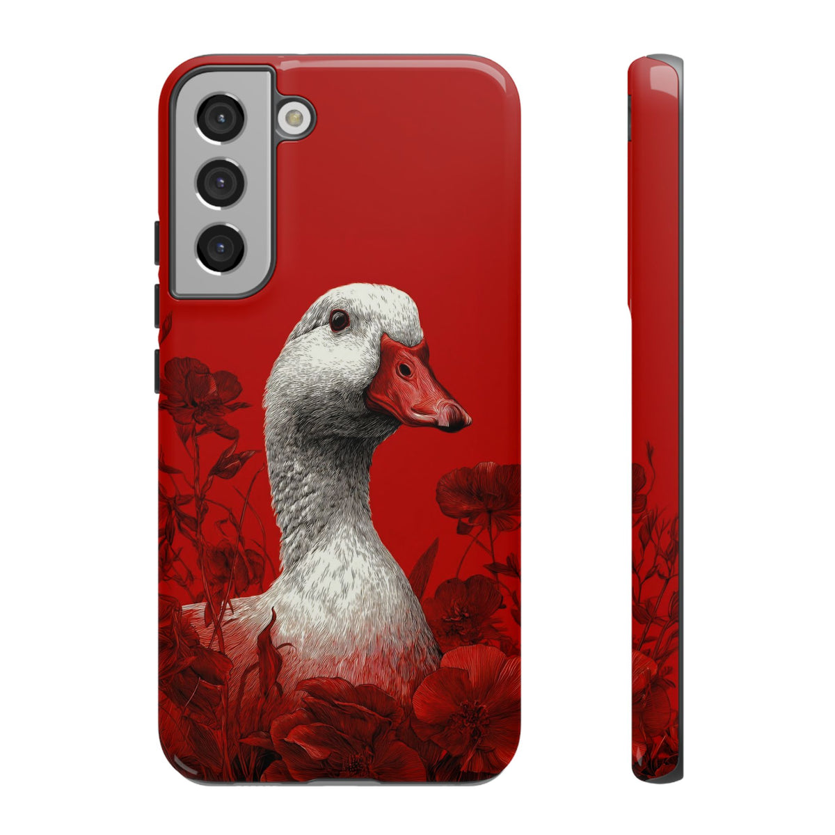 The Goose - Etching Style Series Graphic Tough Phone Cases