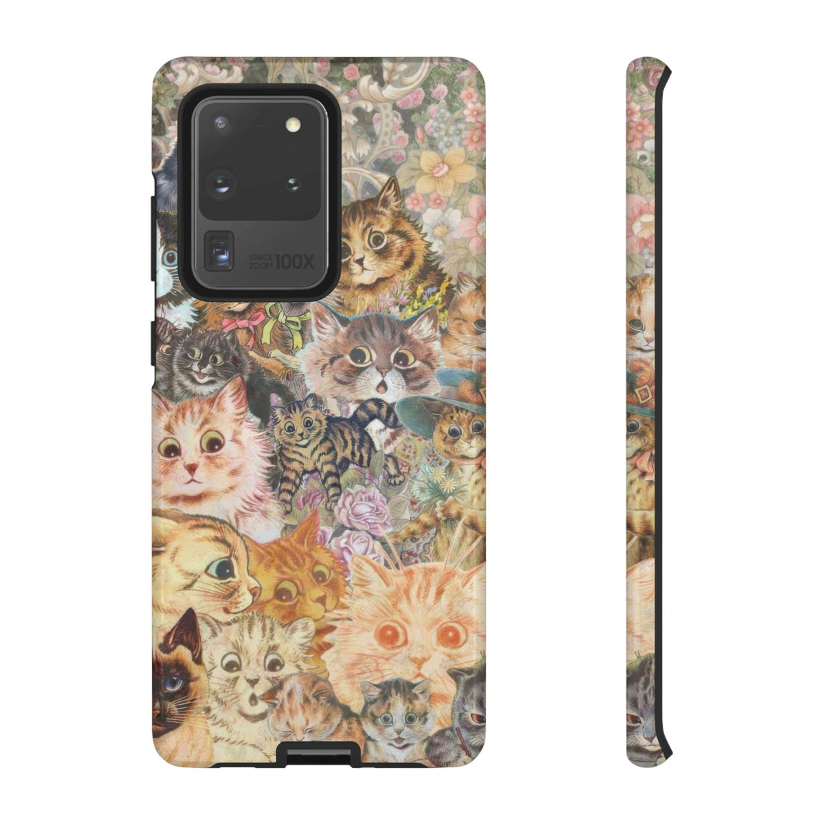 Aesthetic Cats Case - Vintage Kitty Graphic Tough Phone Cases