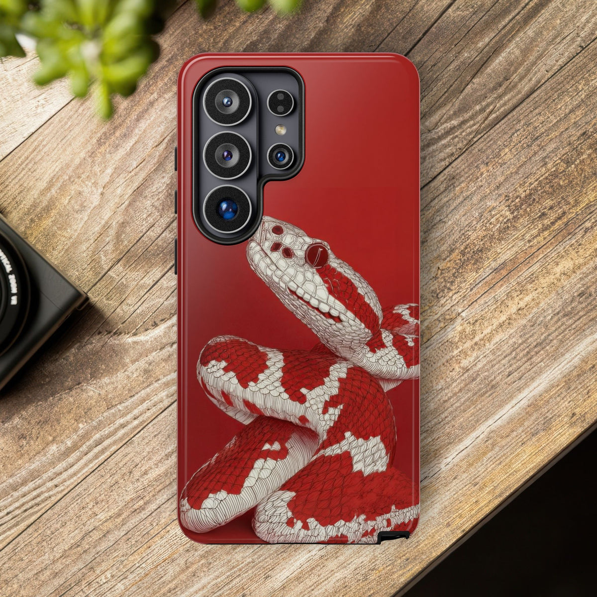 The Snake - Etching Style Series Graphic Tough Phone Cases