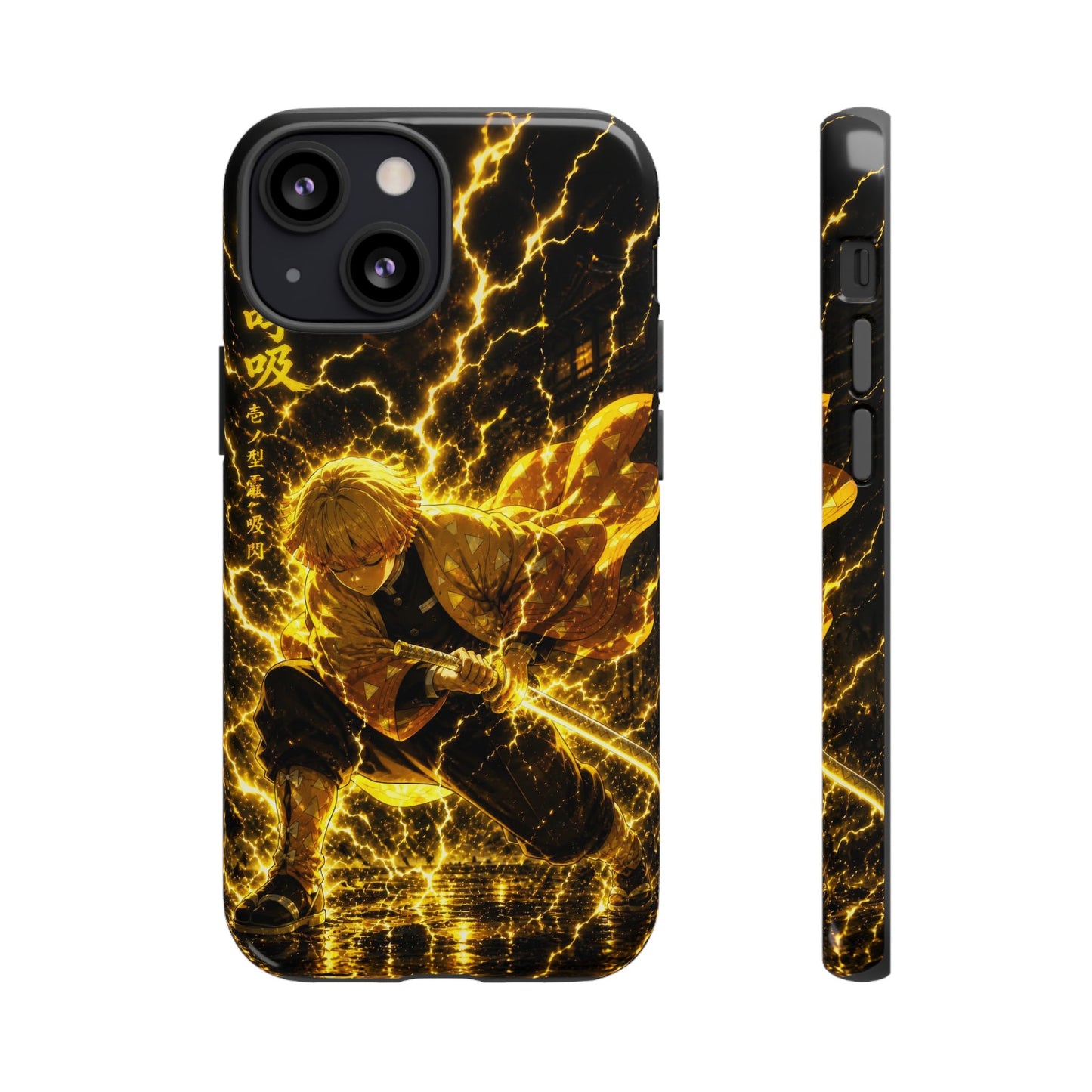 Zenitsu Agatsuma - Demon Slayer Anime Graphic Tough Phone Cases