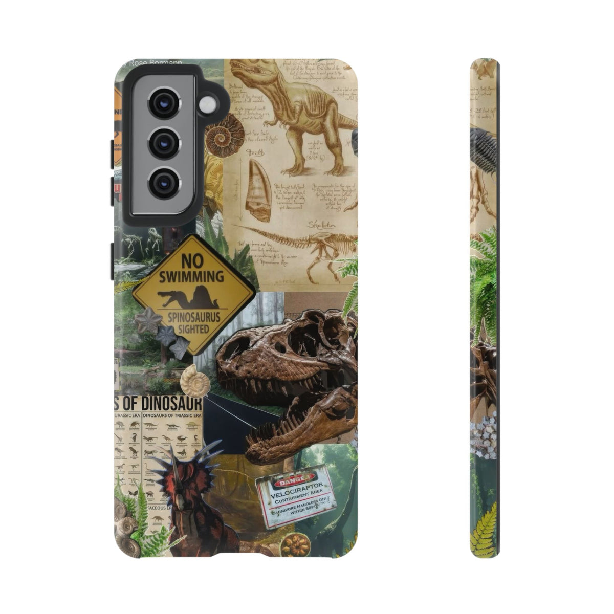 Aesthetic Dinosaur Case - Vintage Jurassic World Graphic Tough Phone Cases