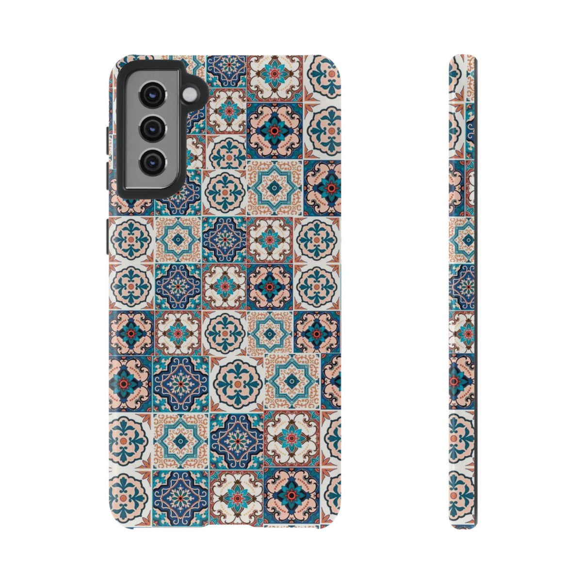 Vintage Mosaic Tile Graphic Tough Phone Cases