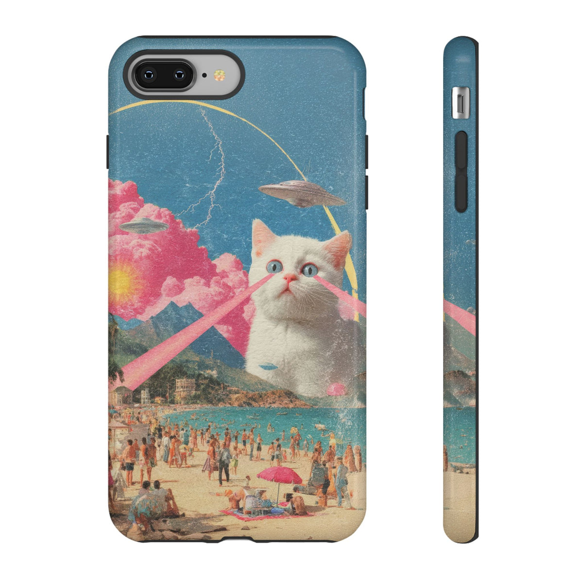 Vintage Alien UFO Graphic Tough Phone Cases