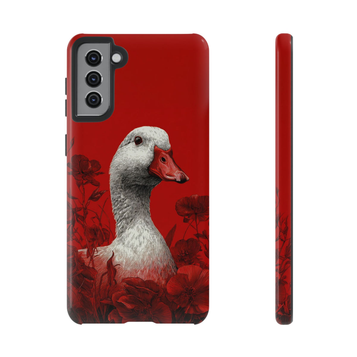 The Goose - Etching Style Series Graphic Tough Phone Cases