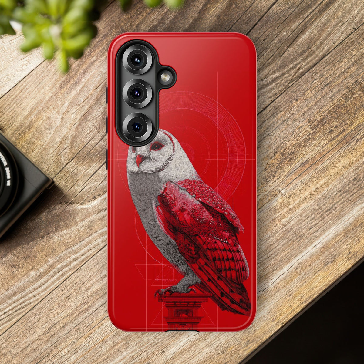 The Owl - Etching Style Series Graphic Tough Phone Cases
