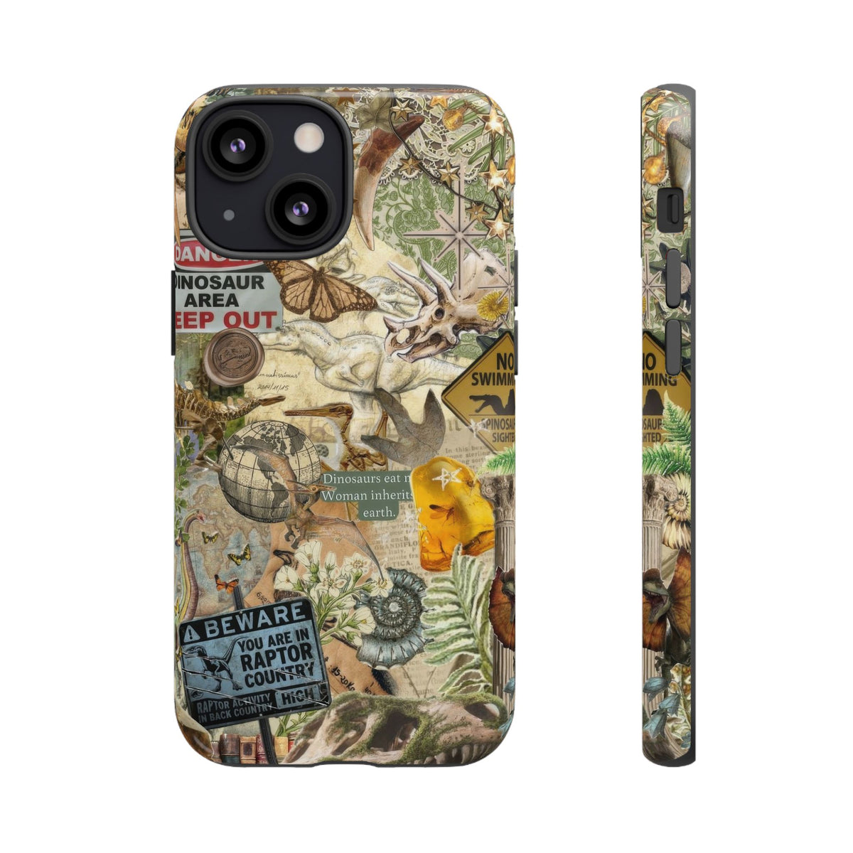 Aesthetic Dinosaur Case - Vintage Jurassic World Graphic Tough Phone Cases
