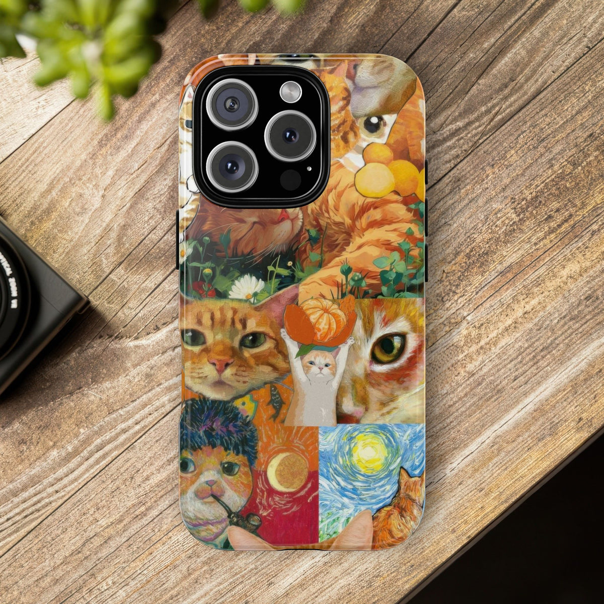 Aesthetic Cats Case - Vintage Kitty Graphic Tough Phone Cases