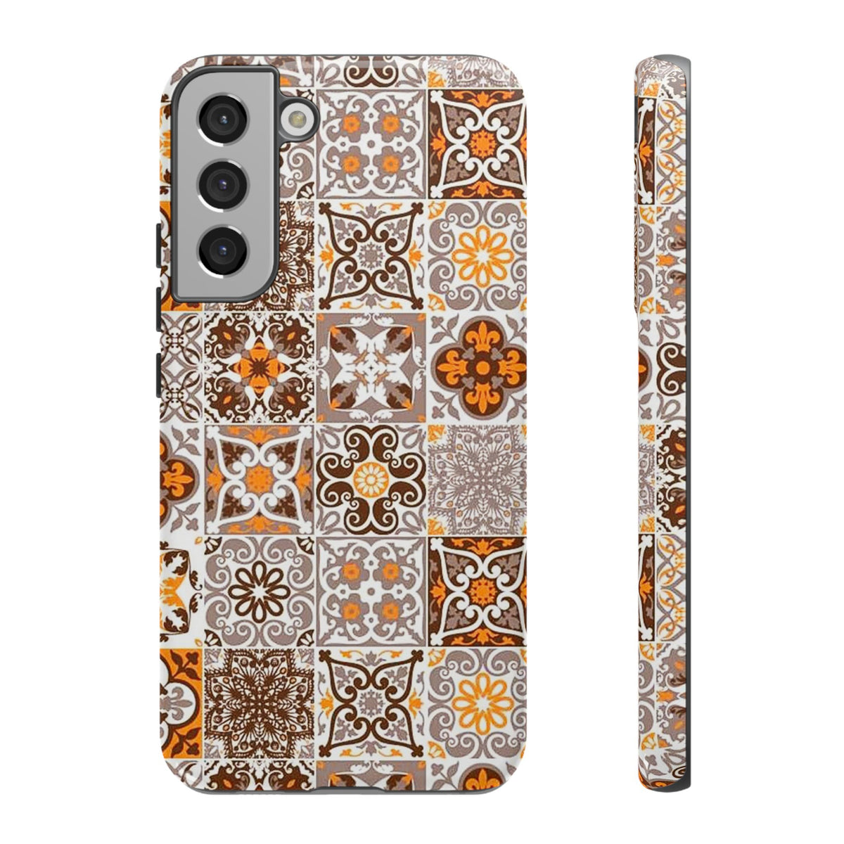 Vintage Mosaic Tile Graphic Tough Phone Cases