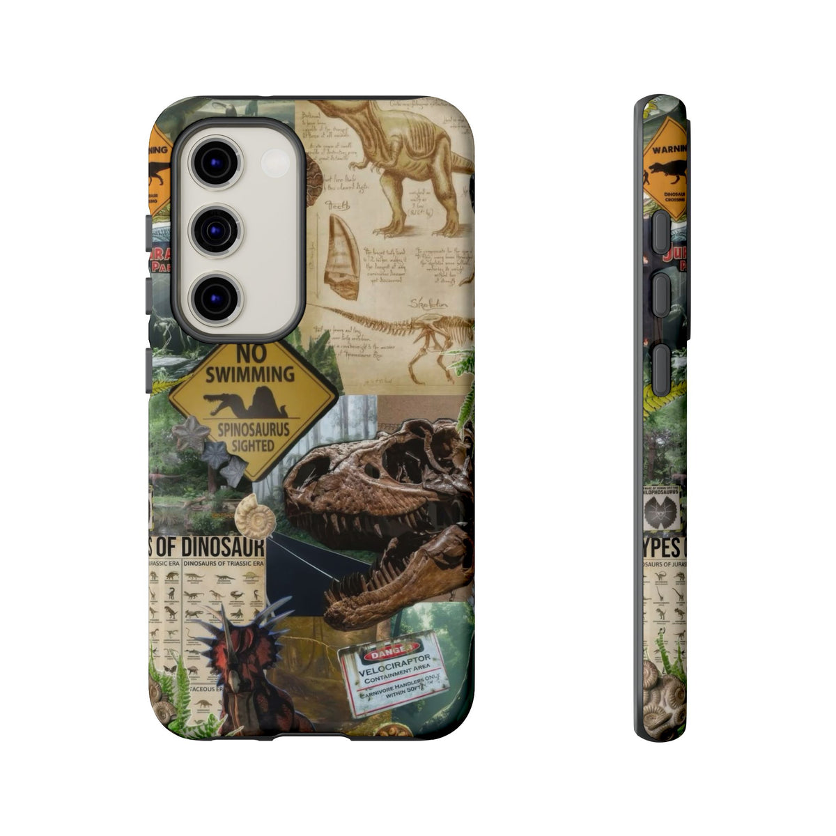 Aesthetic Dinosaur Case - Vintage Jurassic World Graphic Tough Phone Cases