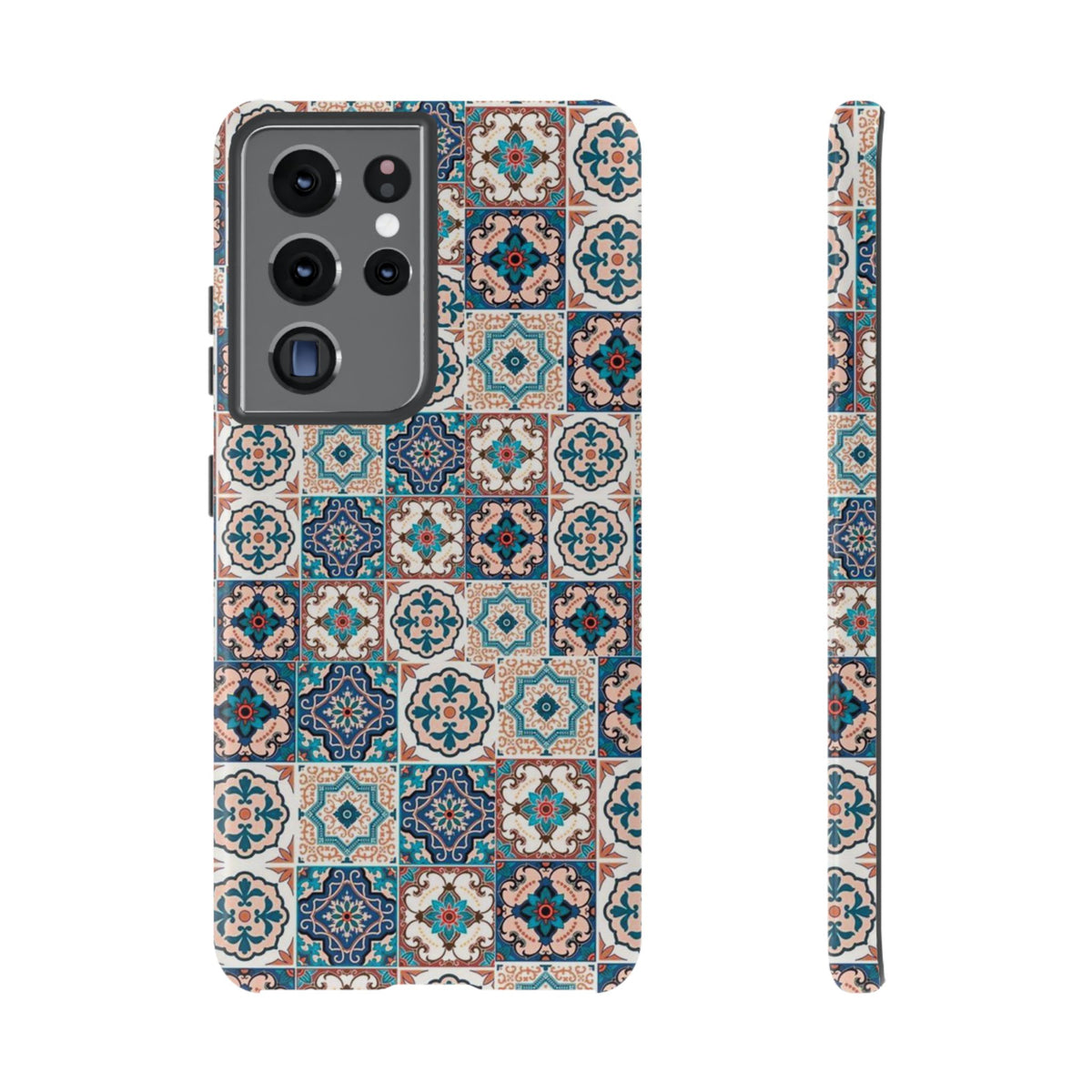 Vintage Mosaic Tile Graphic Tough Phone Cases