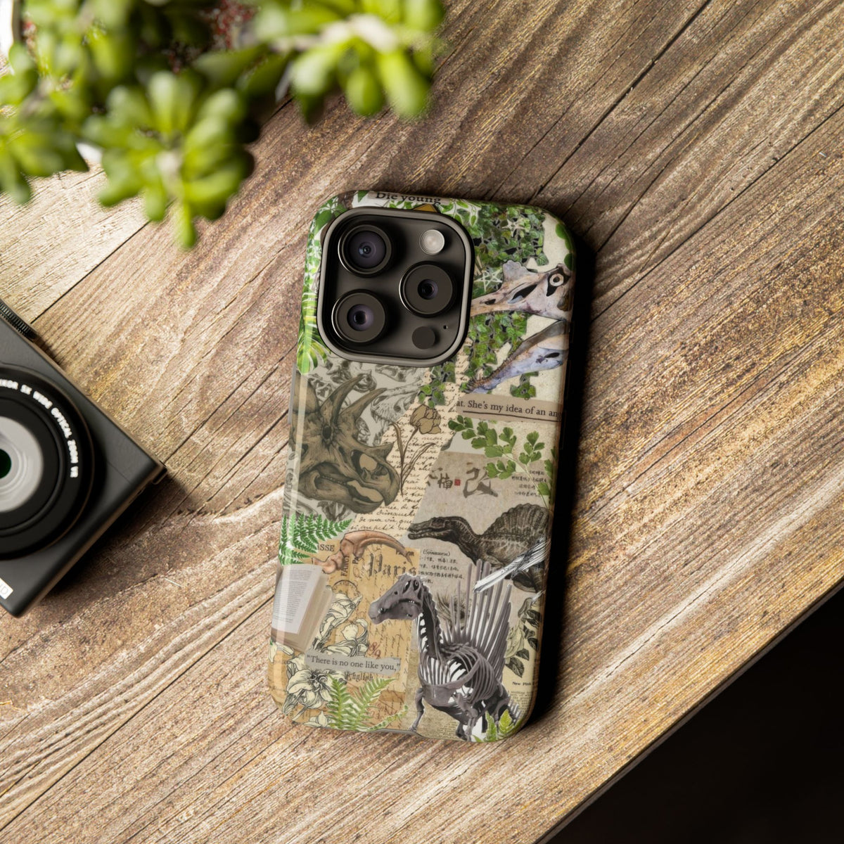 Aesthetic Dinosaur Case - Vintage Jurassic World Graphic Tough Phone Cases